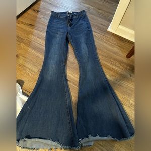 Bell bottom jeans